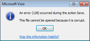 File:SIX_Guide/007_Projects/Troubleshooting-Projects/Error_128_When_Saving_Visio_File/error_128.jpg