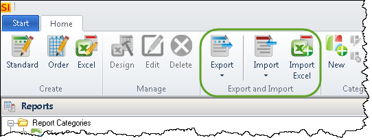 import export reports buttons on ribbon.png