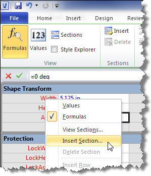 File:Si5Wiki/SI5/08Visio_Interface/zTips_Tricks/Custom_Visio_Shapes/insert_section.jpg