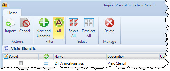 File:SIX_Guide/007_Projects/003_Visio_Interface/Visio_Shapes_for_SIX/Import_Export_Stencils/import_visio_stencils_from_server_form.jpg