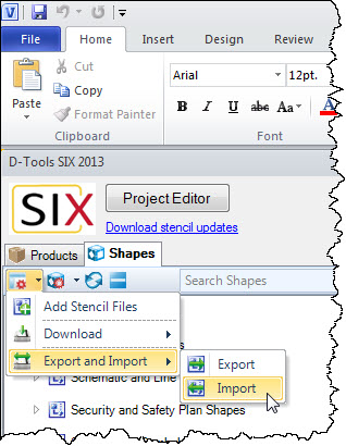File:SIX_Guide/007_Projects/003_Visio_Interface/Visio_Shapes_for_SIX/Import_Export_Stencils/import_stencils_feature.jpg