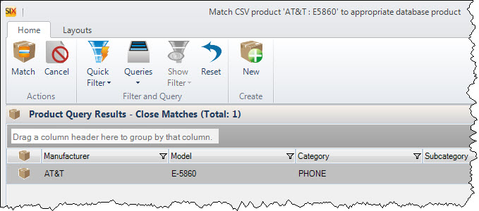 File:SIX_Guide/006_Catalog/002_Product_Explorer/003_Adding_Products/002_Import_Products/match_csv_product.jpg