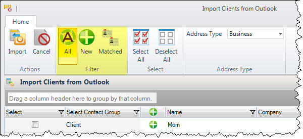File:SIX_Guide/009_Clients_and_Contacts/Clients/Adding_Clients/Import_Clients_from_Outlook/filters_ribbon.jpg